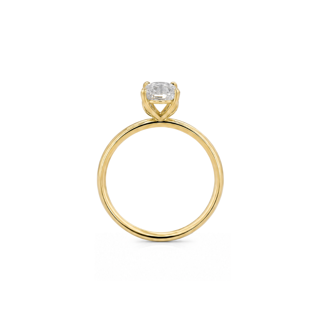 Round Solitaire Engagement Ring