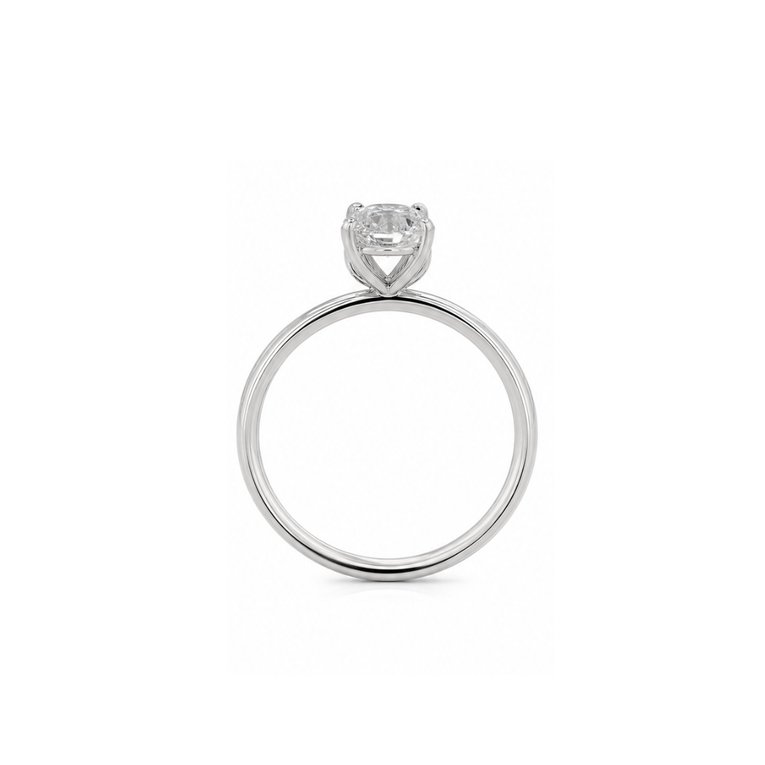 Round Solitaire Engagement Ring