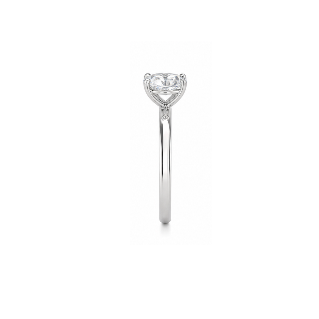 Round Solitaire Engagement Ring