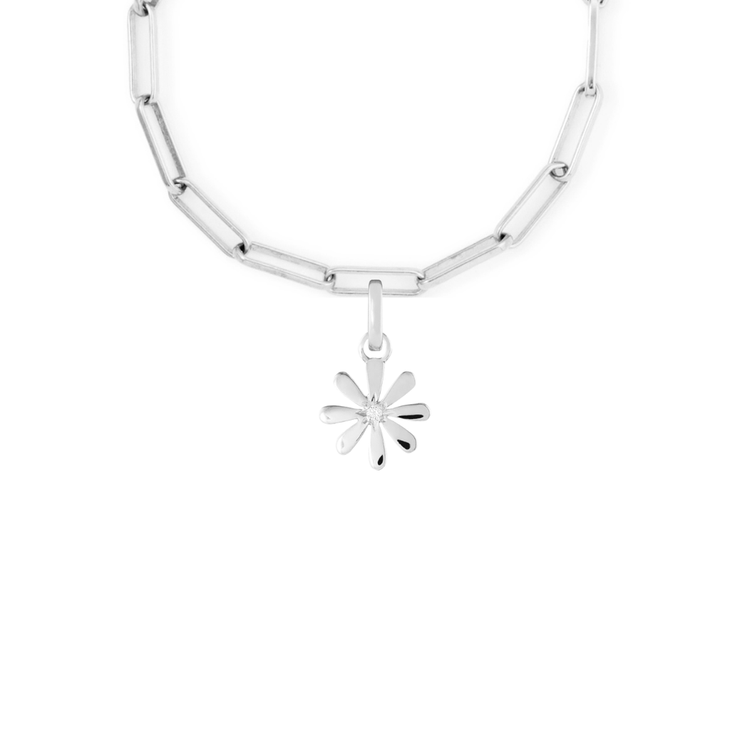 Hamsa Silver Clip Charm