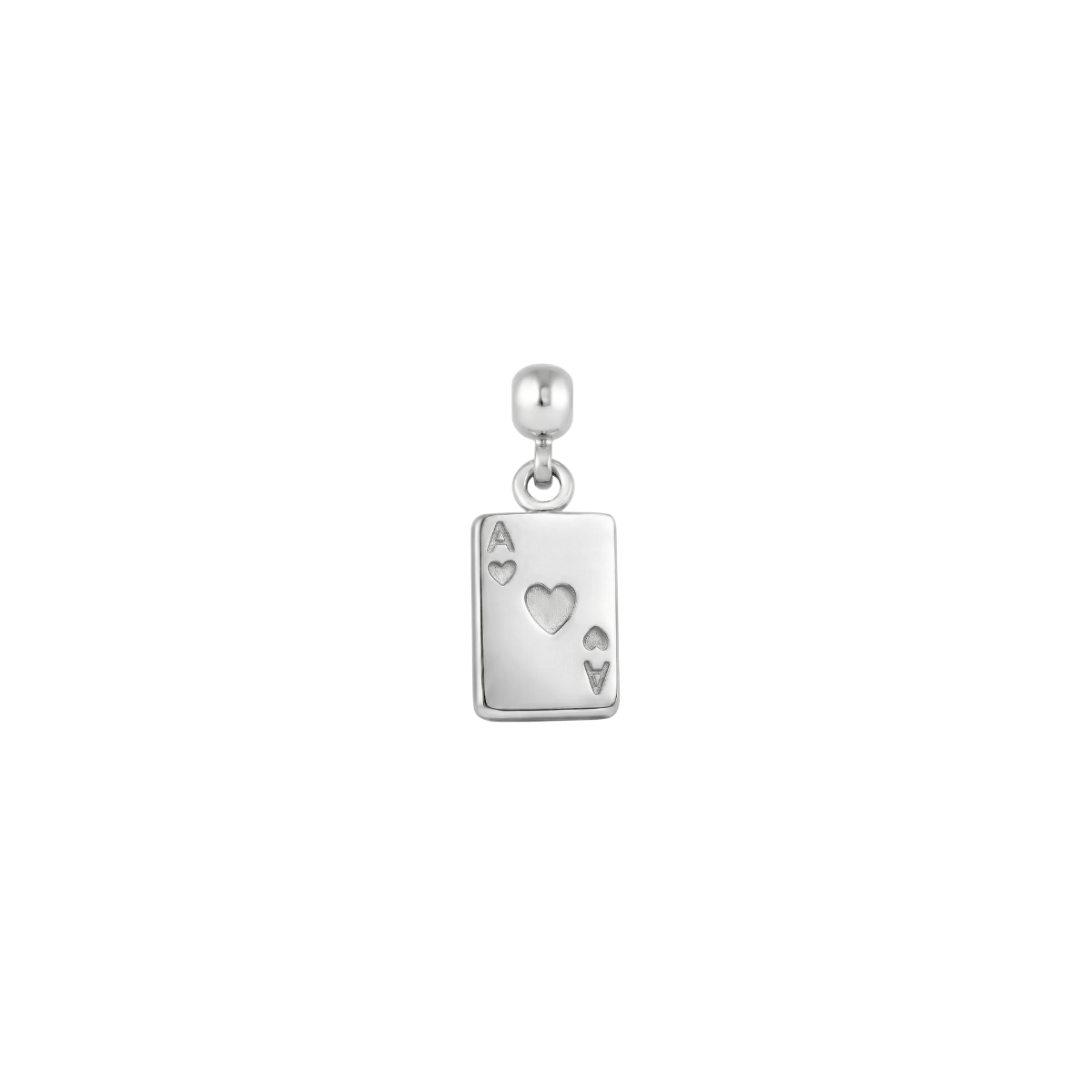 Ace of Hearts Silver Charm