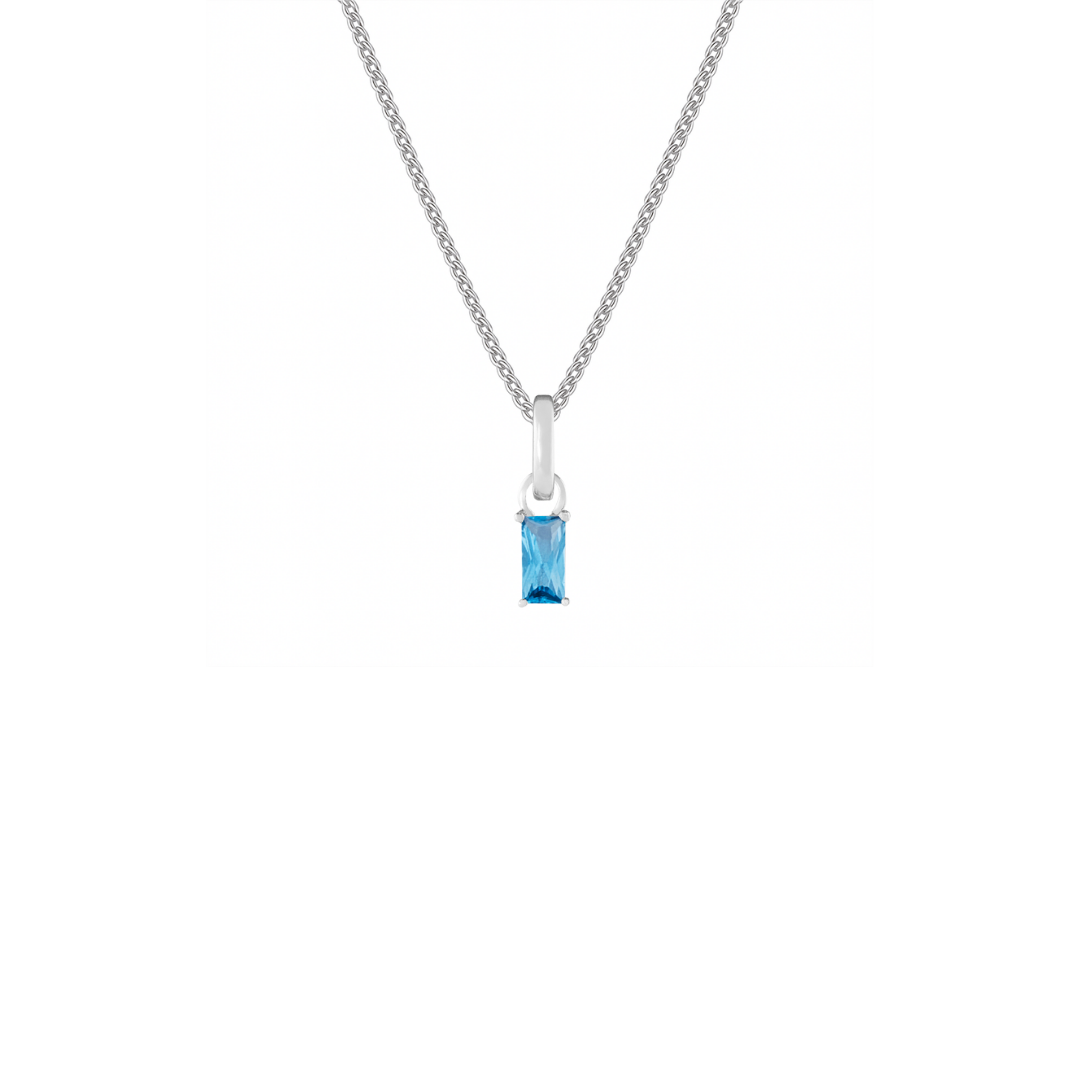 March Silver Clip Charm