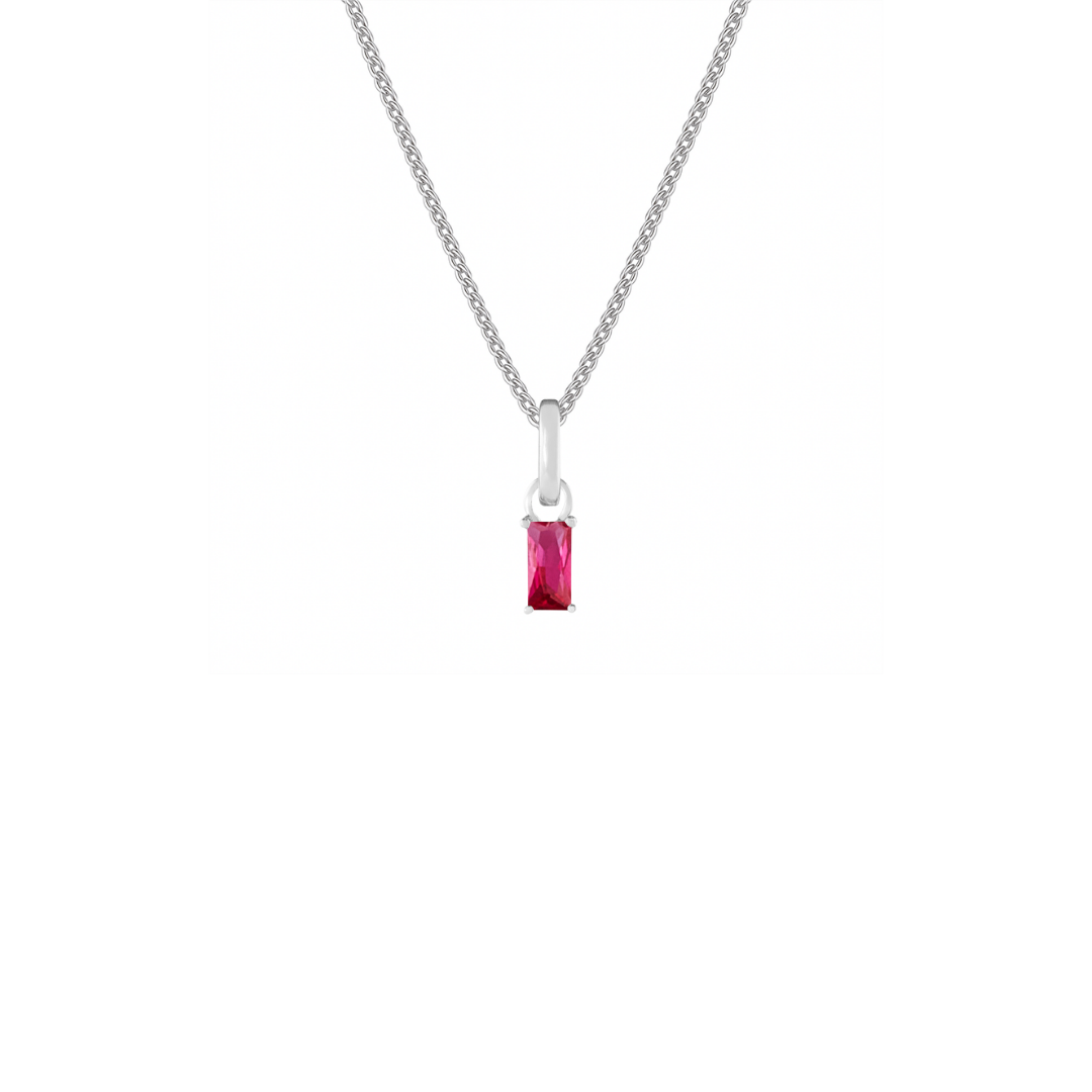 July Silver Clip Charm