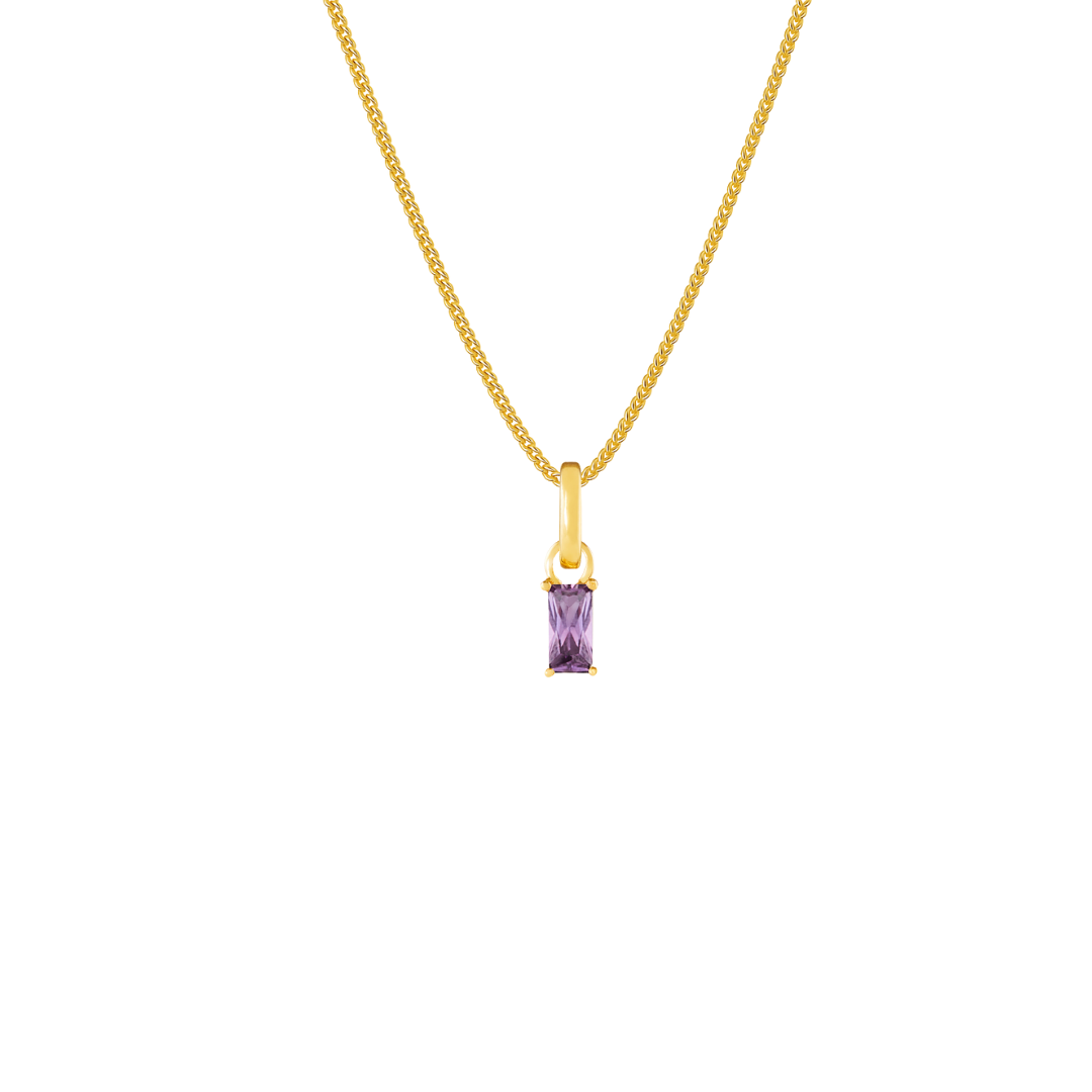 June Birthstone Gold Plated Clip Charm