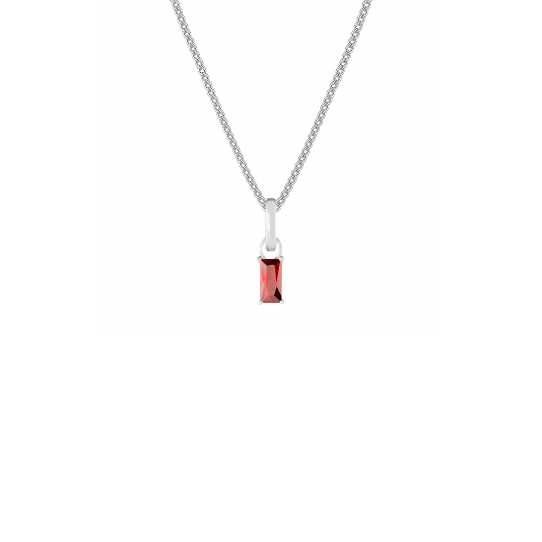 January Silver Clip Charm