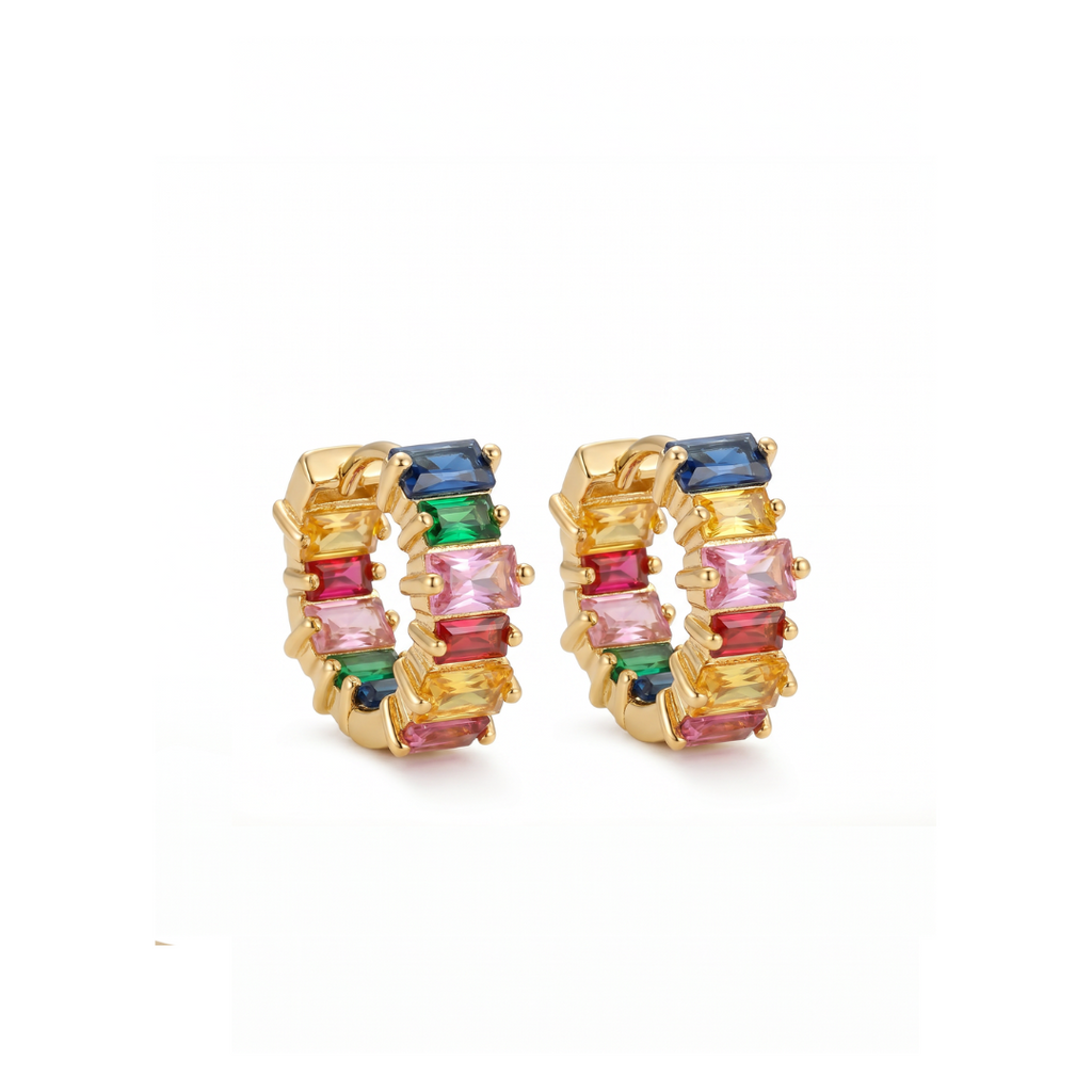 Fiesta Gold Plated Hoops