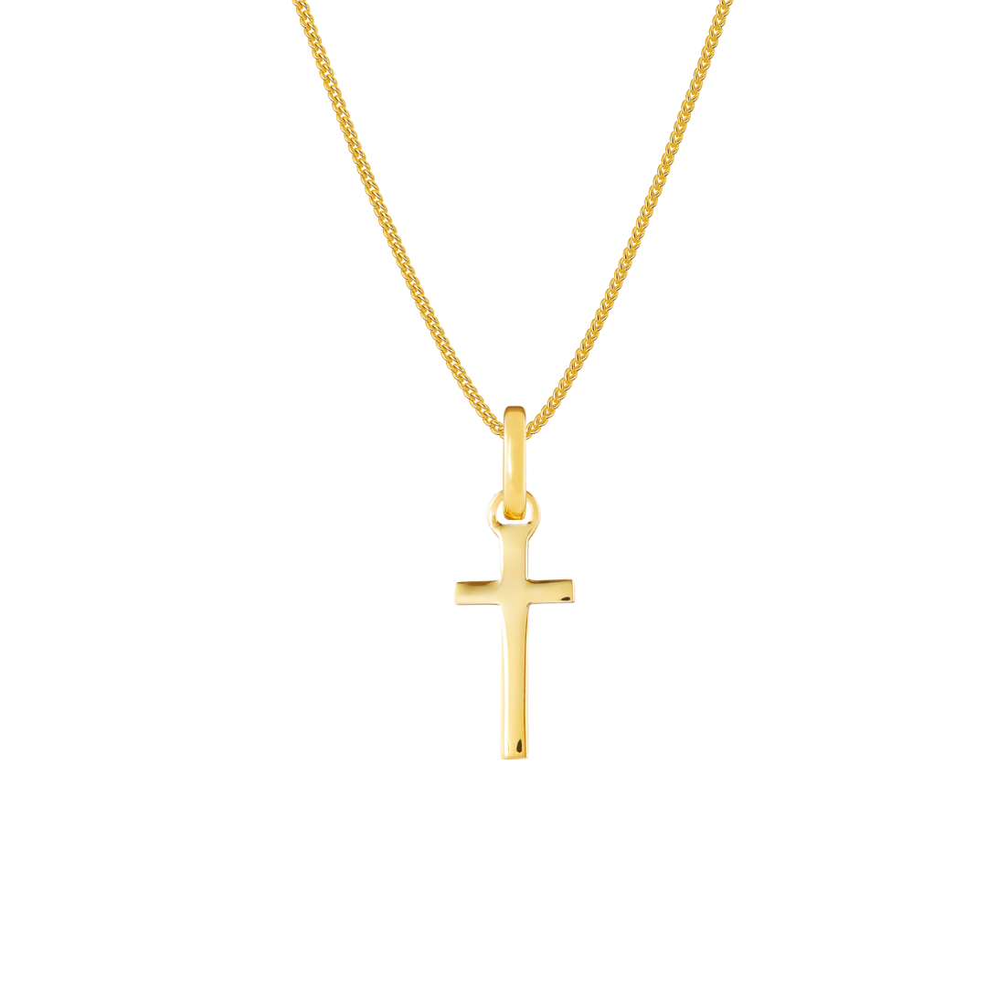 Cross Gold Plated Clip Charm