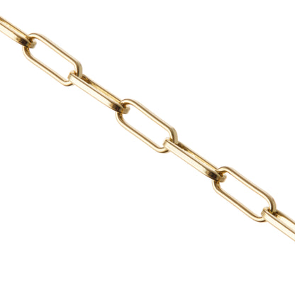 Paperclip Gold Plated Chain