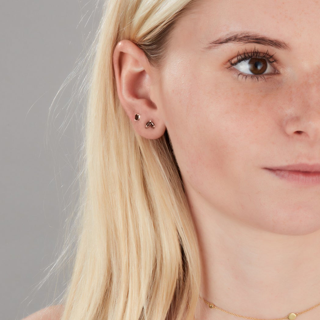 Ava Shine Gold Studs