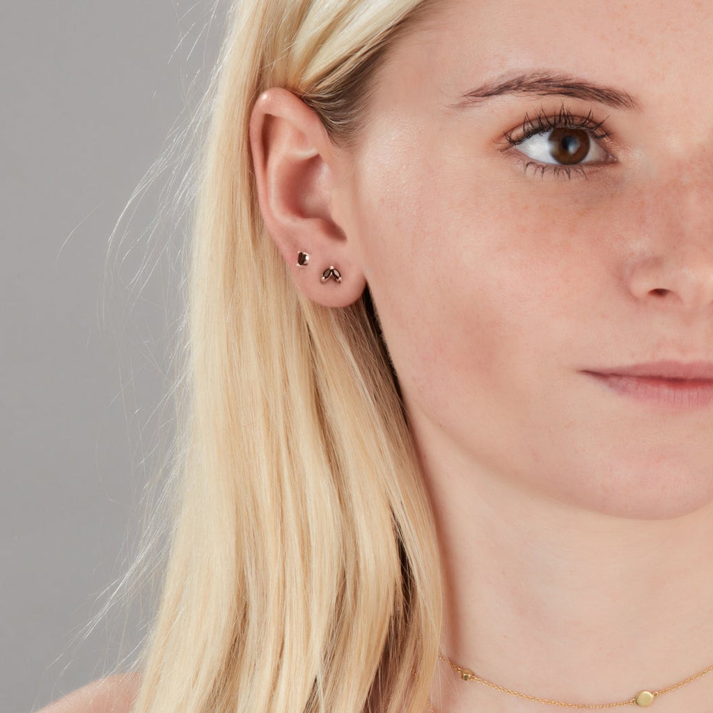 Ava Shine Silver Studs