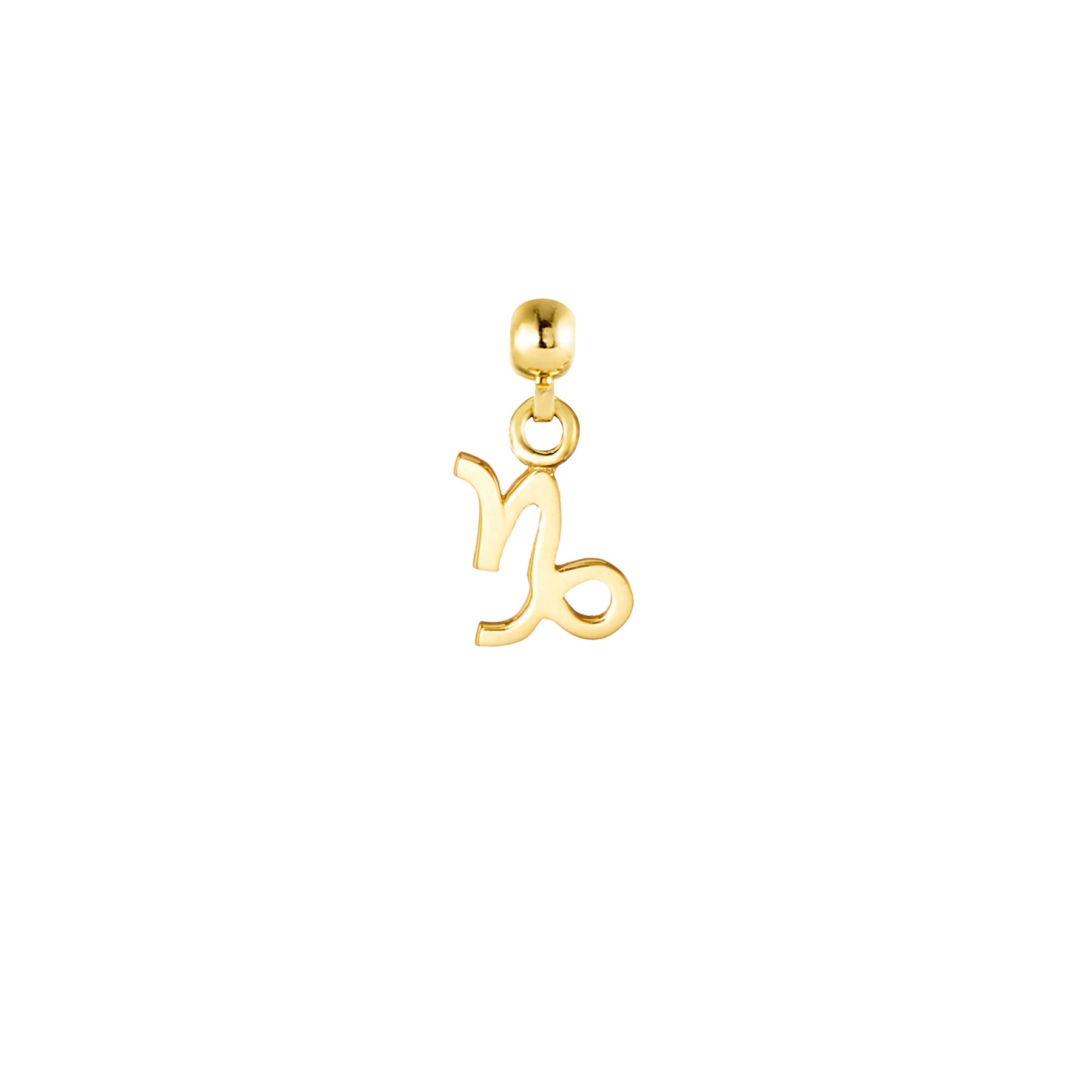 Capricorn Gold Plated Charm