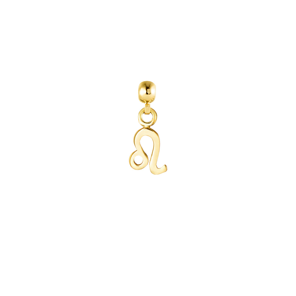 Leo Gold Plated Charm