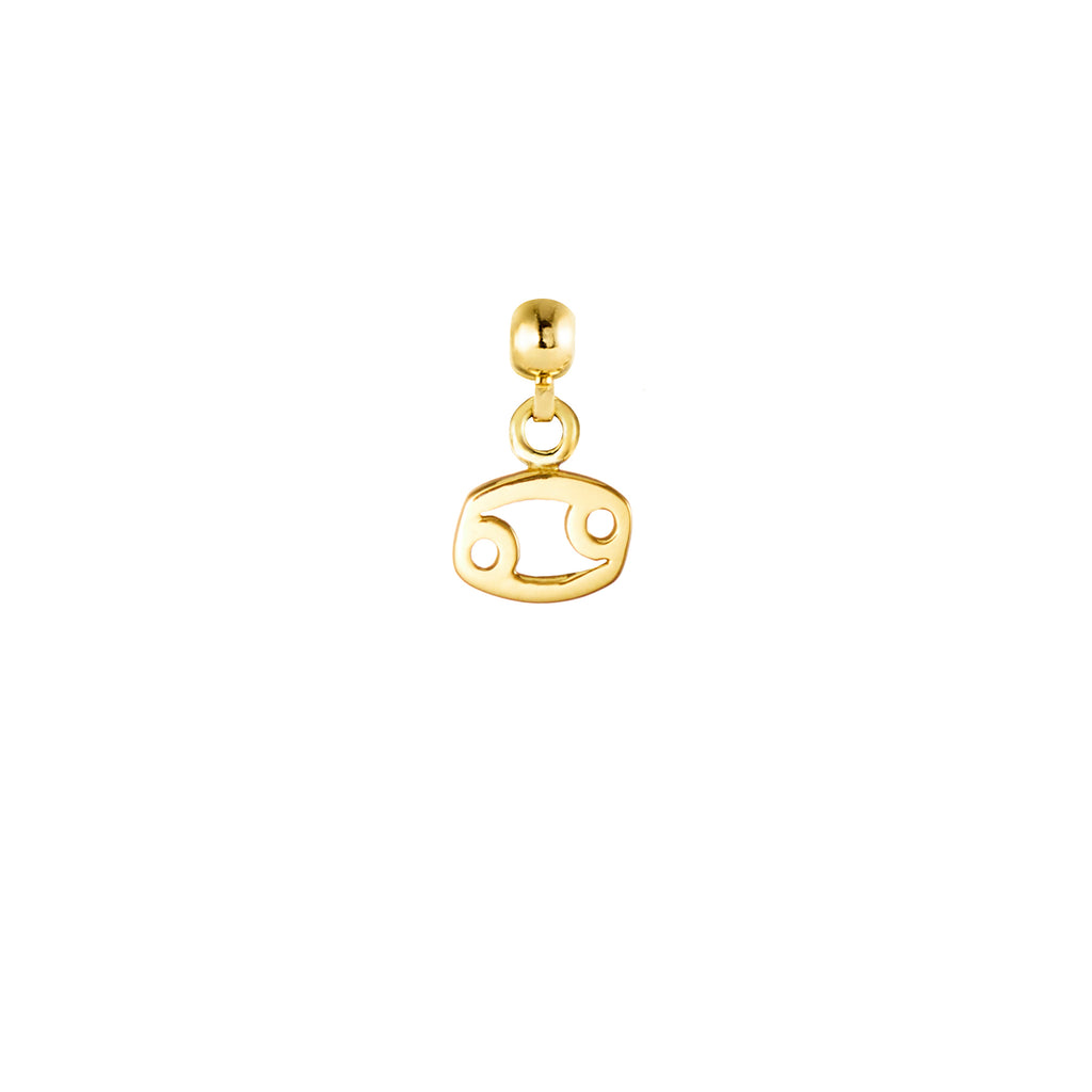 Cancer 9ct Gold Charm