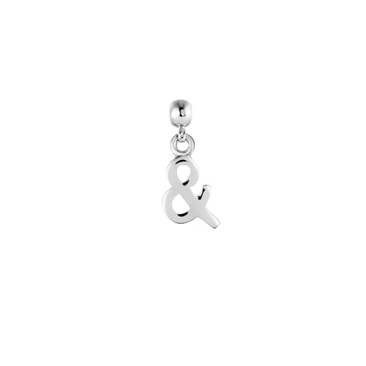 Ampersand Silver Charms