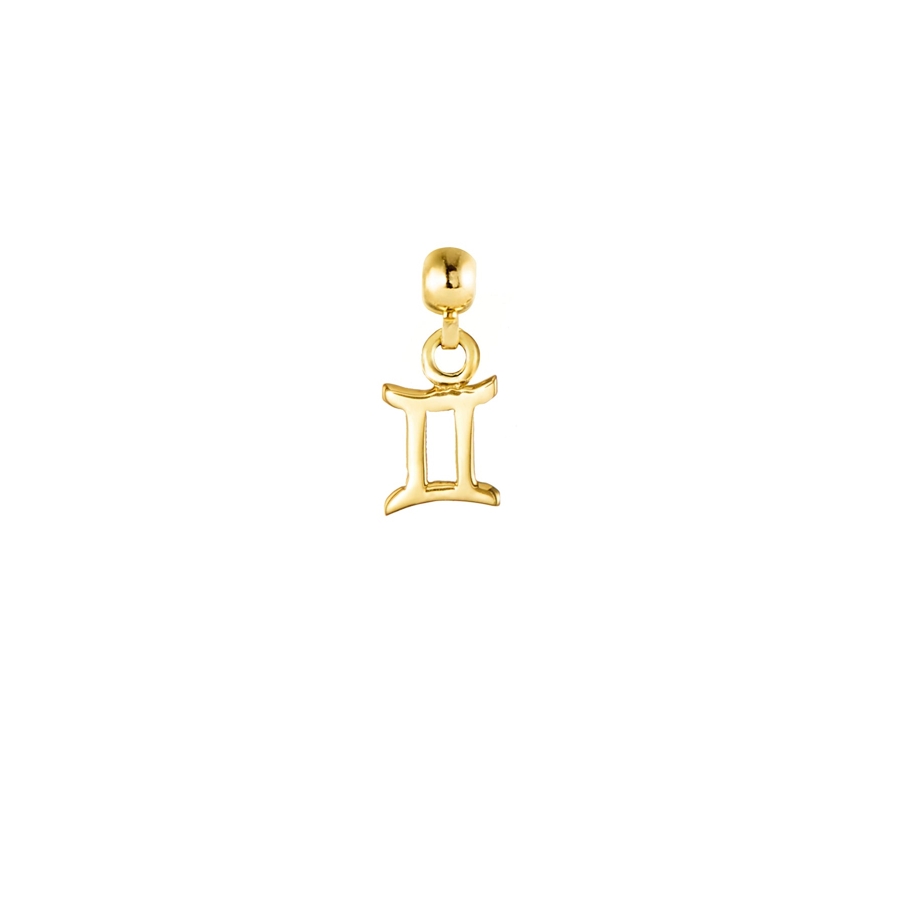 Gemini Gold Plated Charm