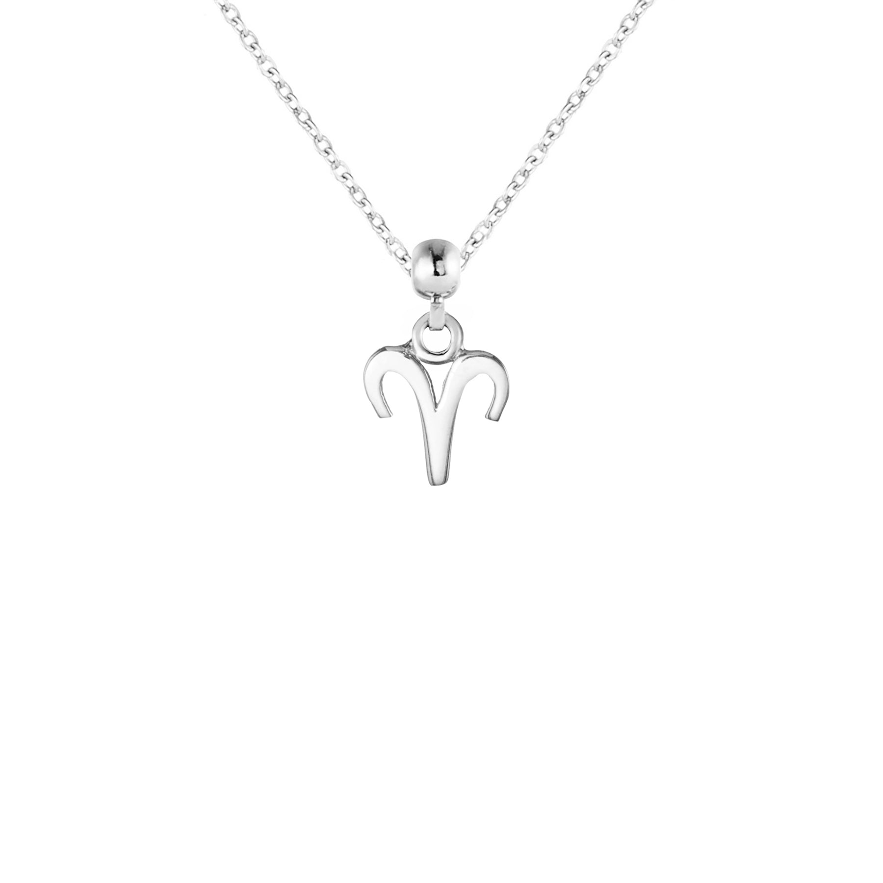 Aries Silver Charm