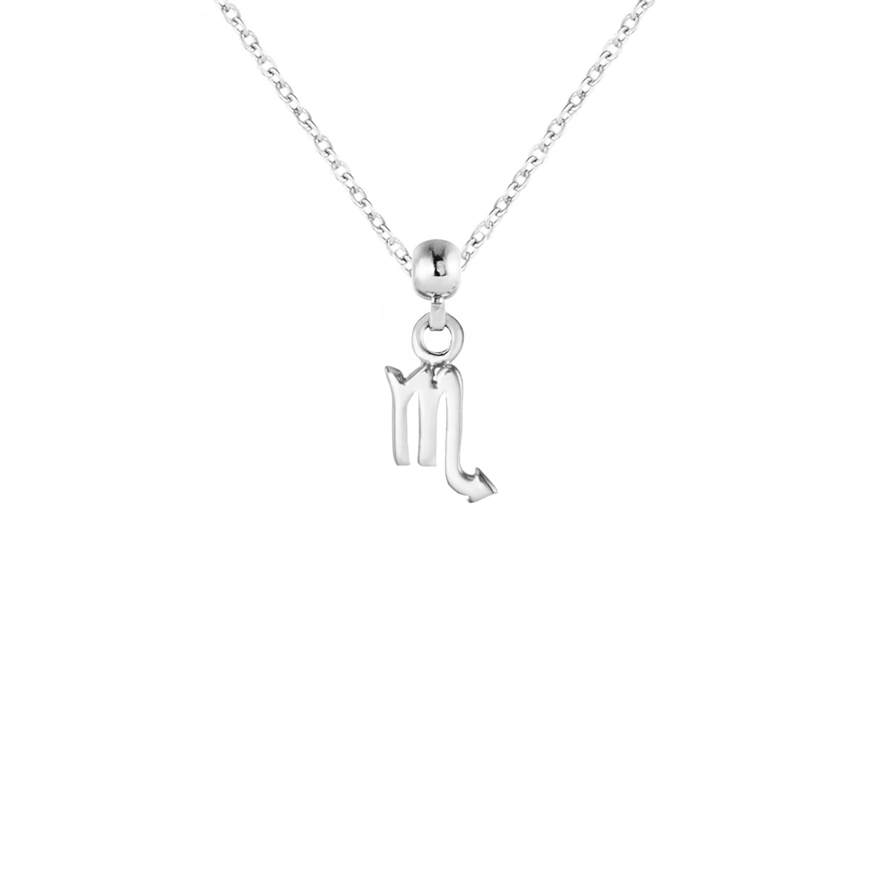 Scorpio Silver Charm