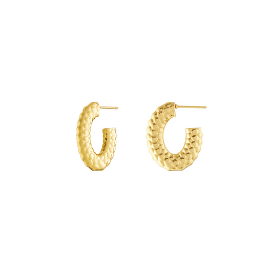 Octopus Gold Plated Hoops