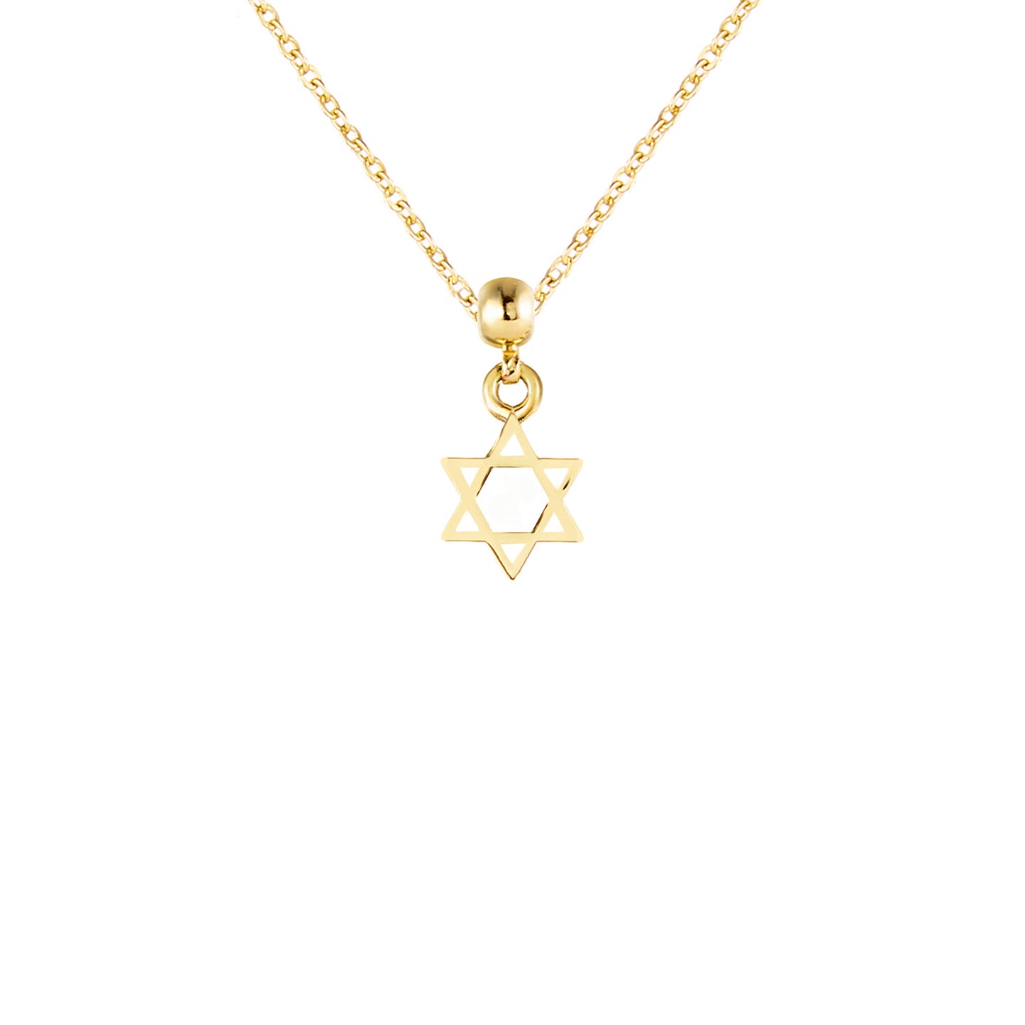 Star of David Gold Plated Charm