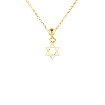 Star of David Gold Plated Charm