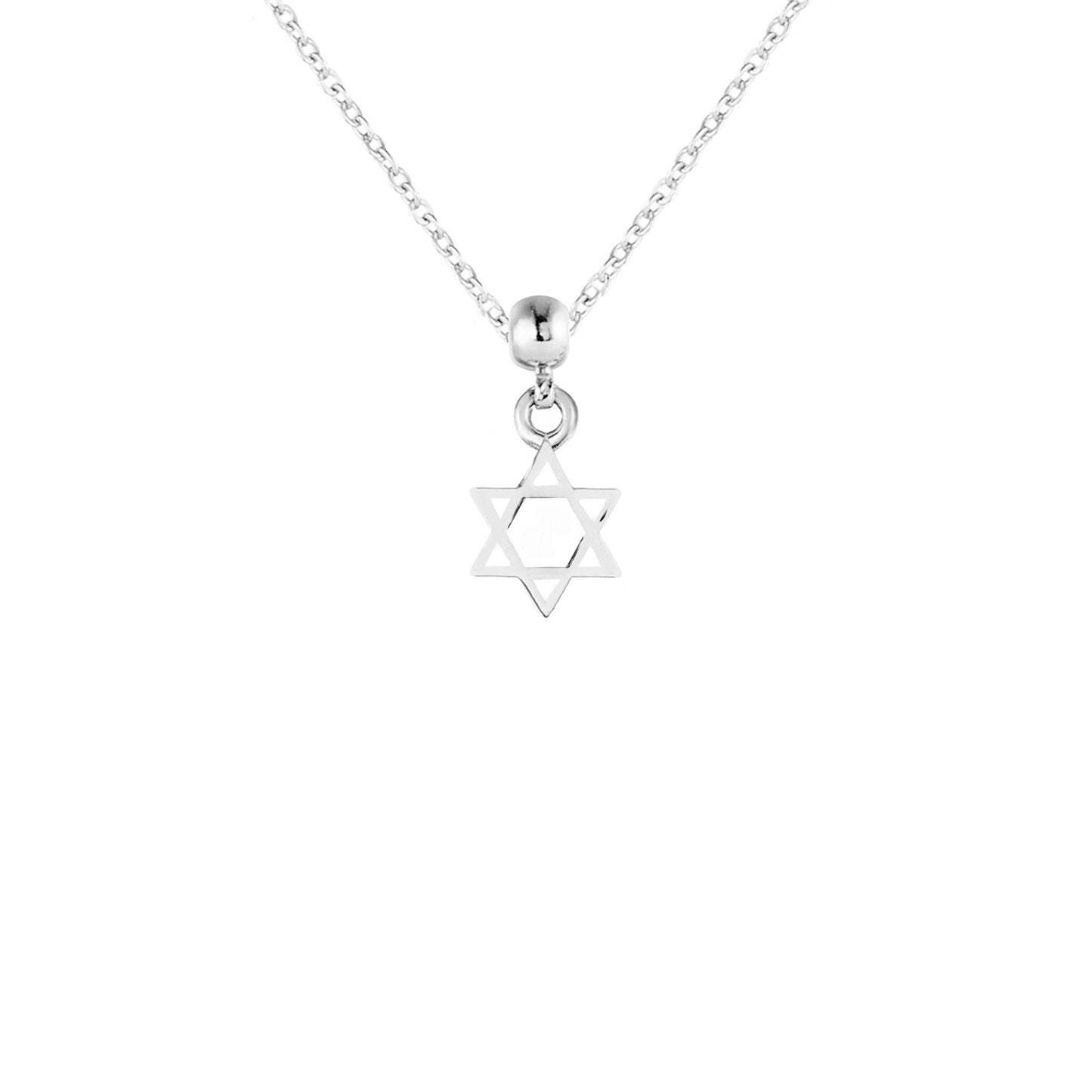 Star of David Silver Charm