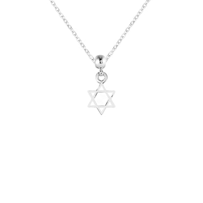 Star of David Silver Charm