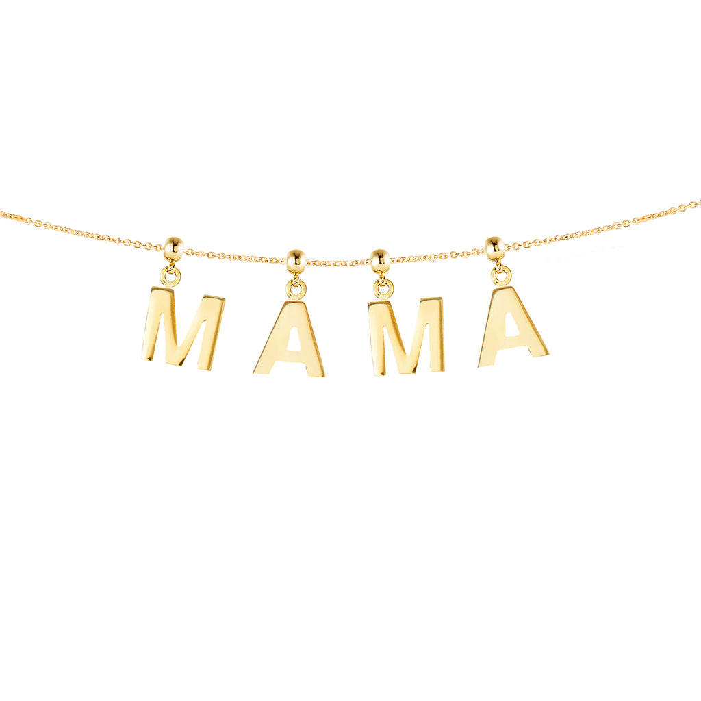 Mama Gold Plated Charms Gift Set