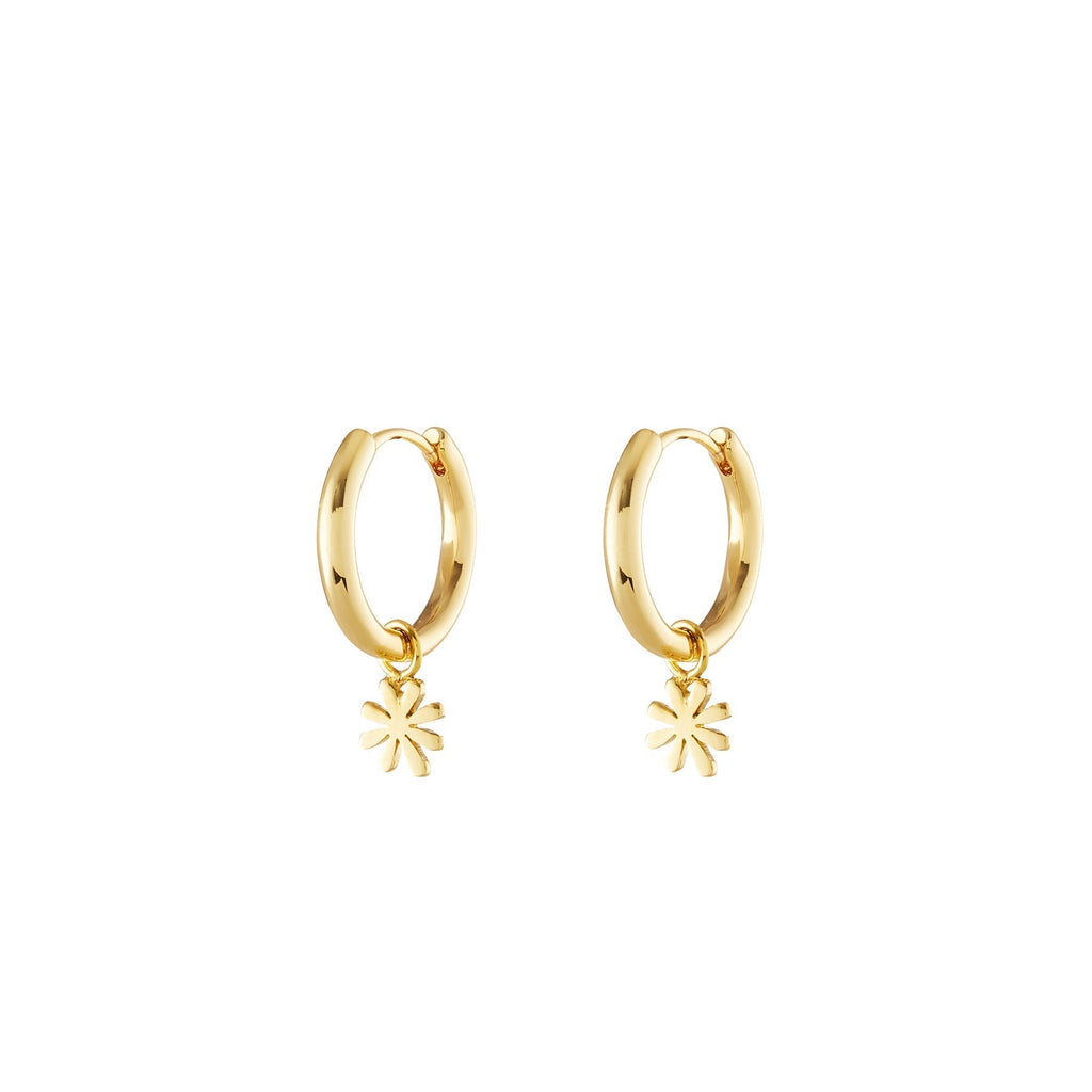Snake Gold Plated Single Hoop Charm