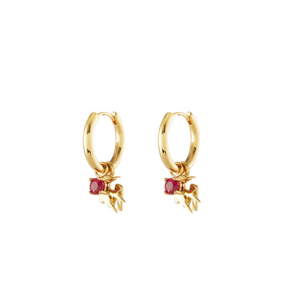 Small Gold Plated Hoops