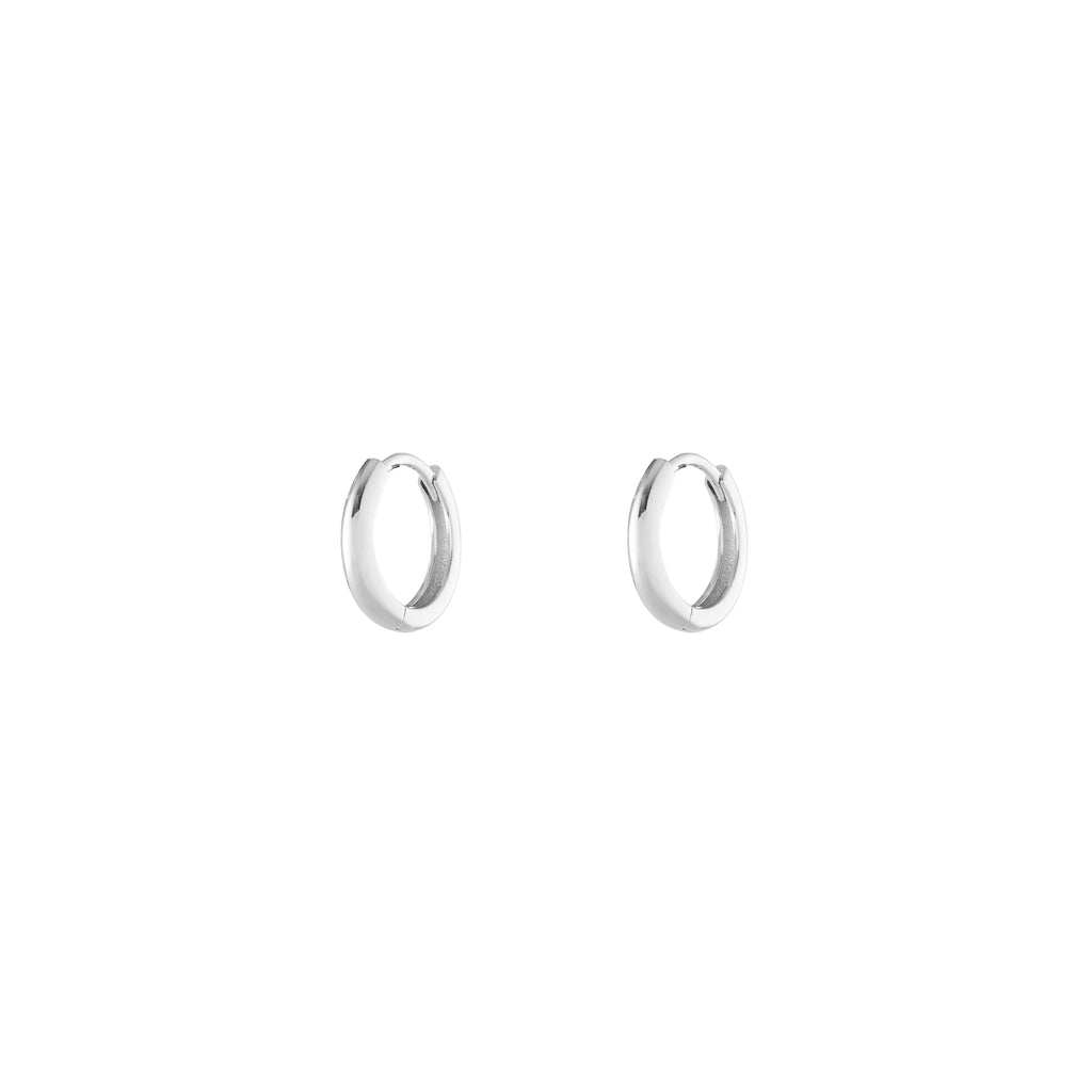 Small Silver Hoops