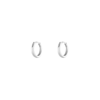 Small Silver Hoops