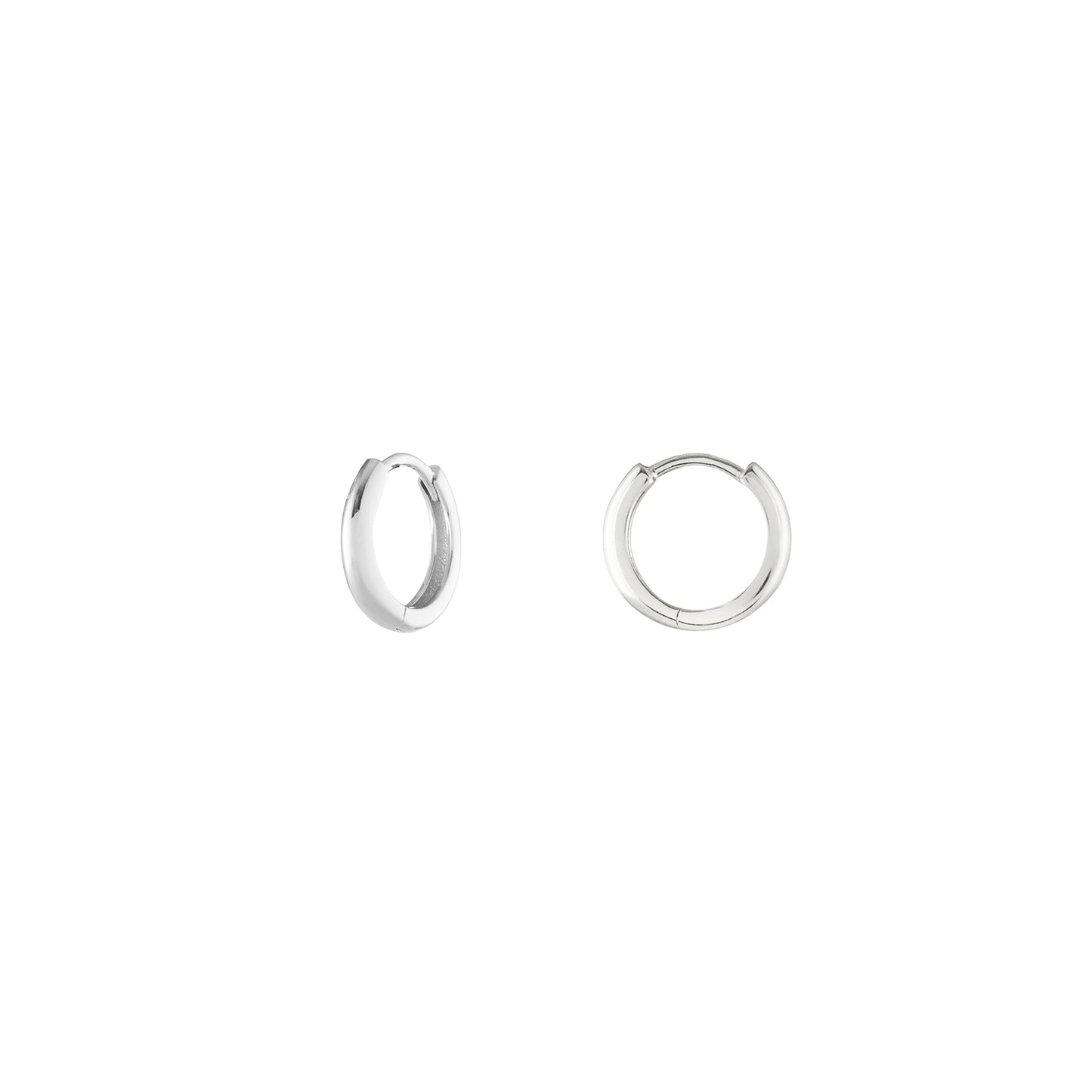 Small Silver Hoops