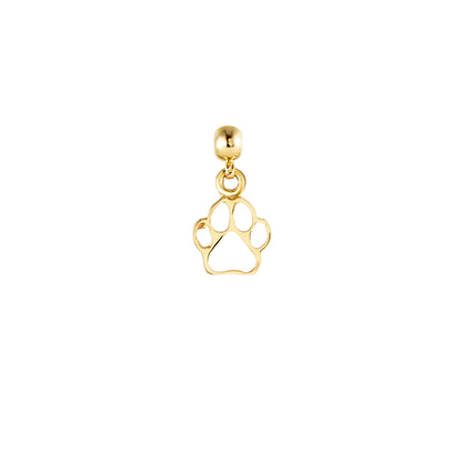 Dog Paw 9ct Gold Charm