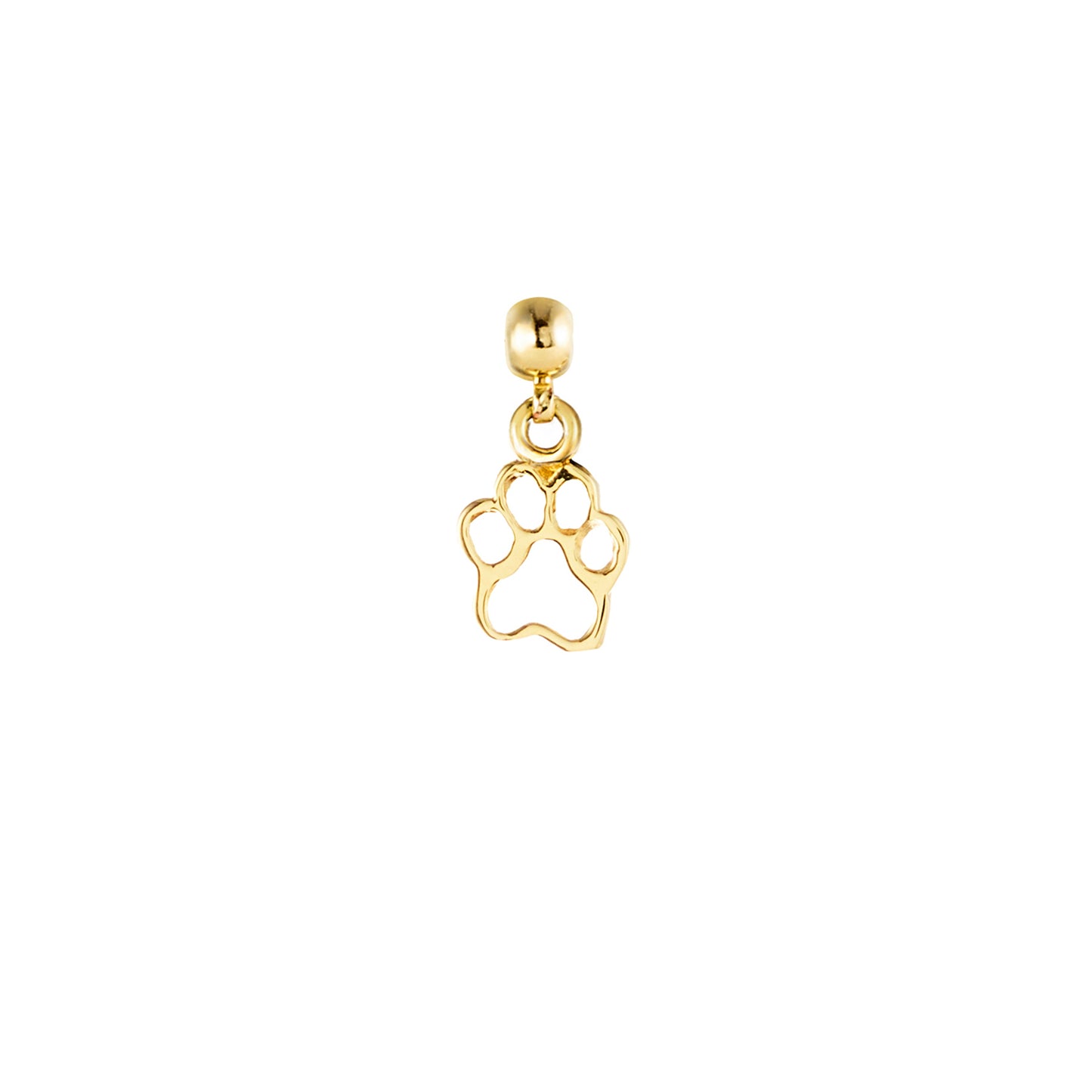 Cat Paw 9ct Gold Charm