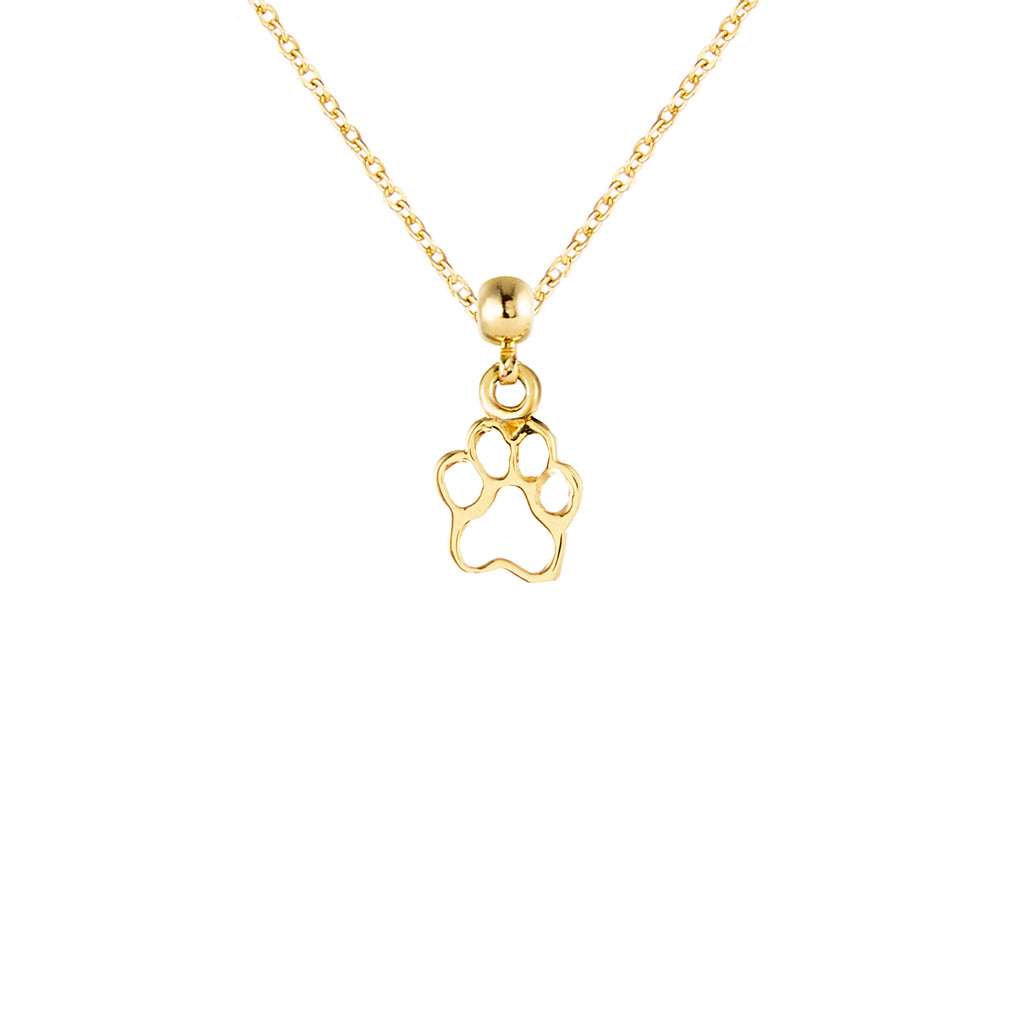 Cat Paw 9ct Gold Charm