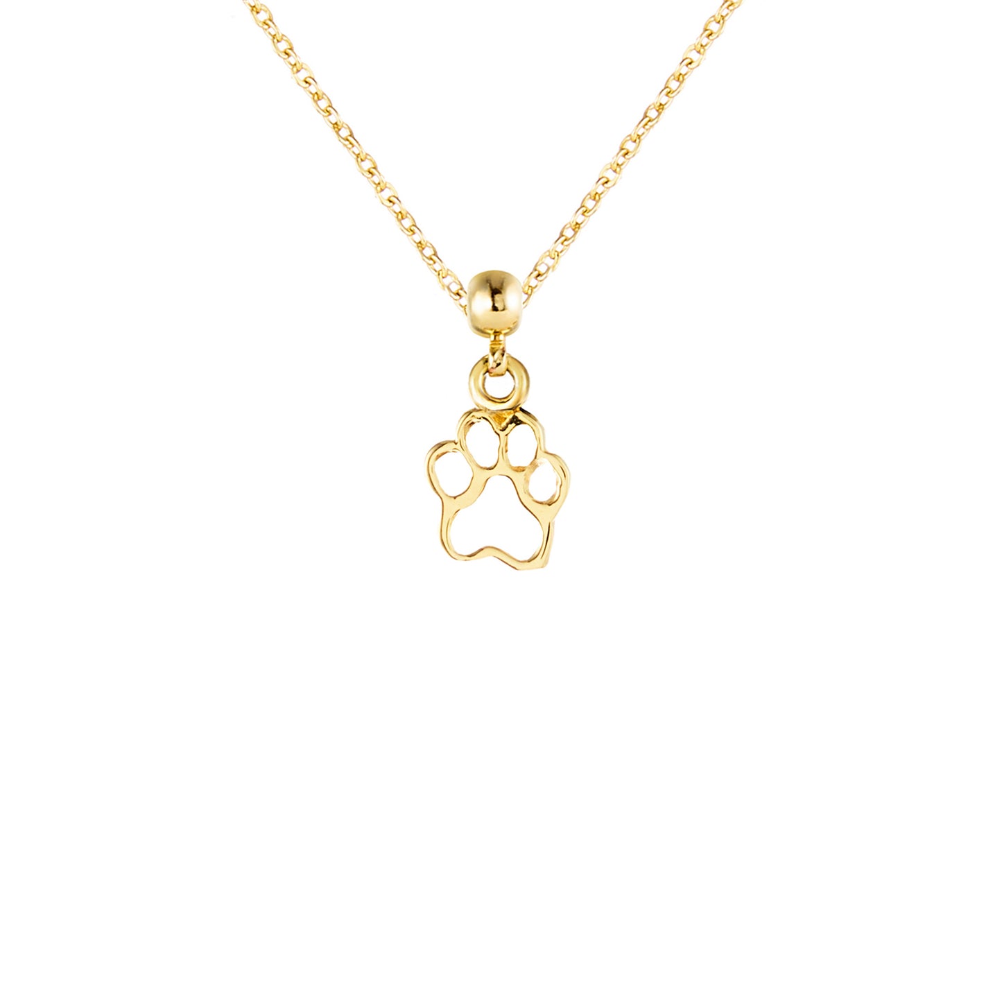 Cat Paw 9ct Gold Charm