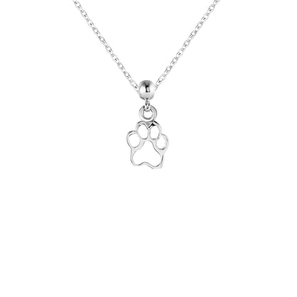 Cat Paw Silver Charm