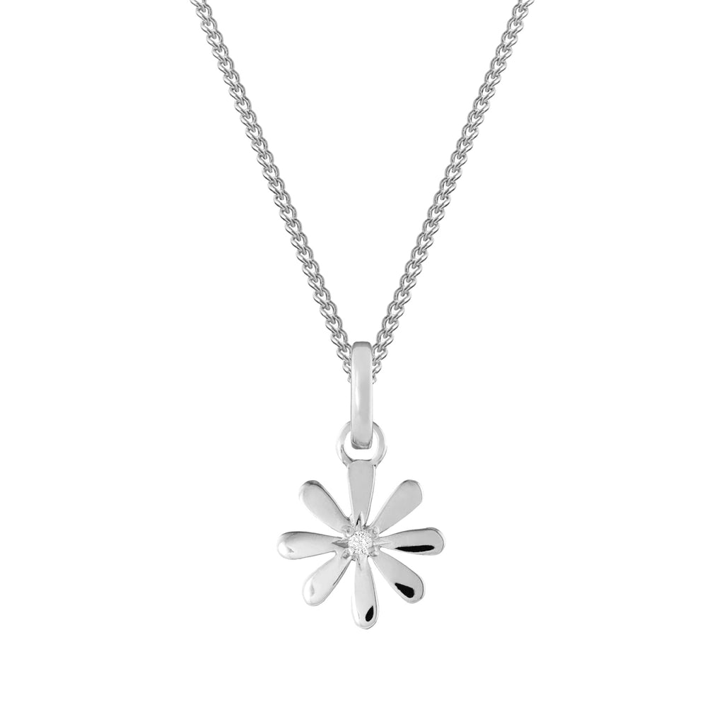 Daisy Silver Clip Charm