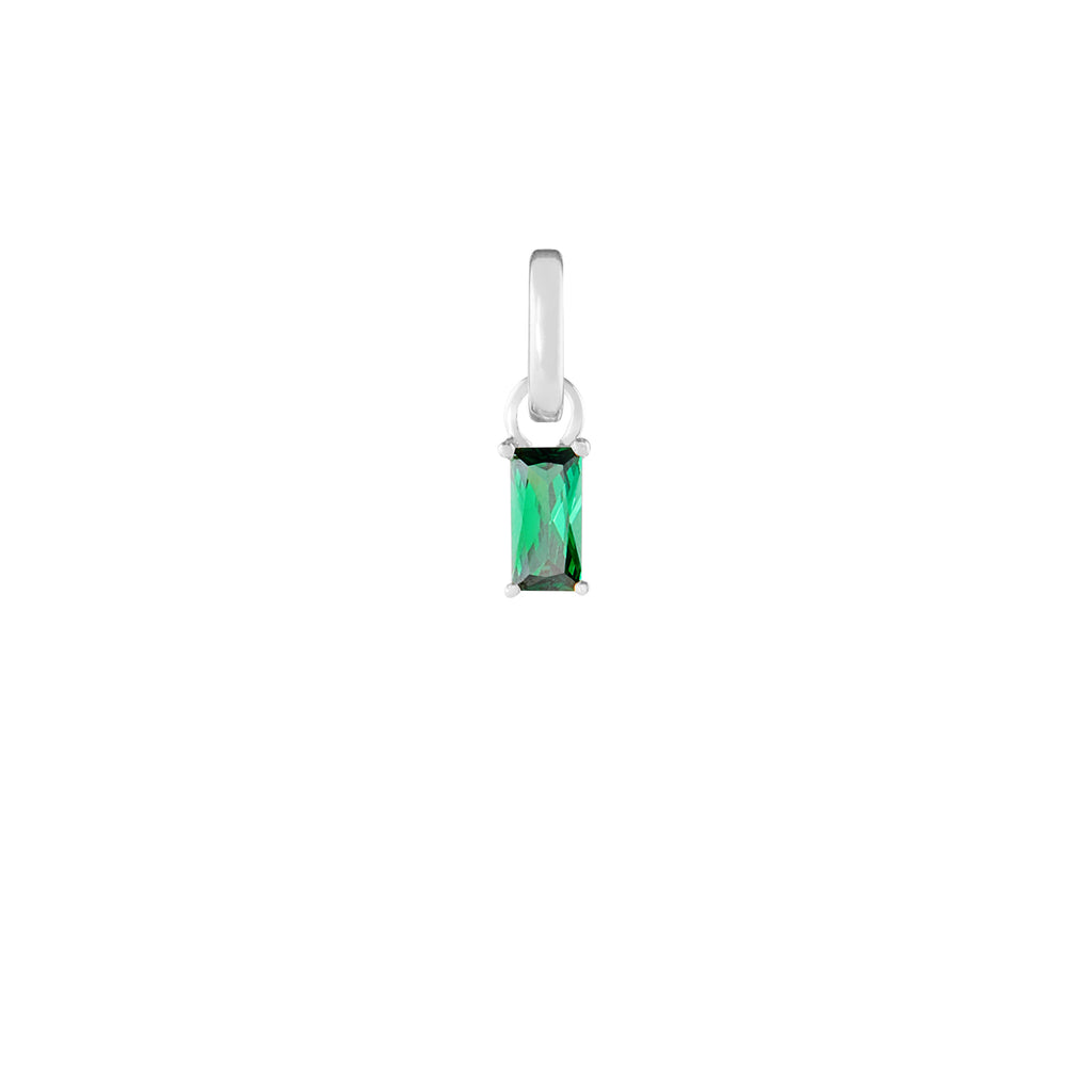 May Silver Clip Charm