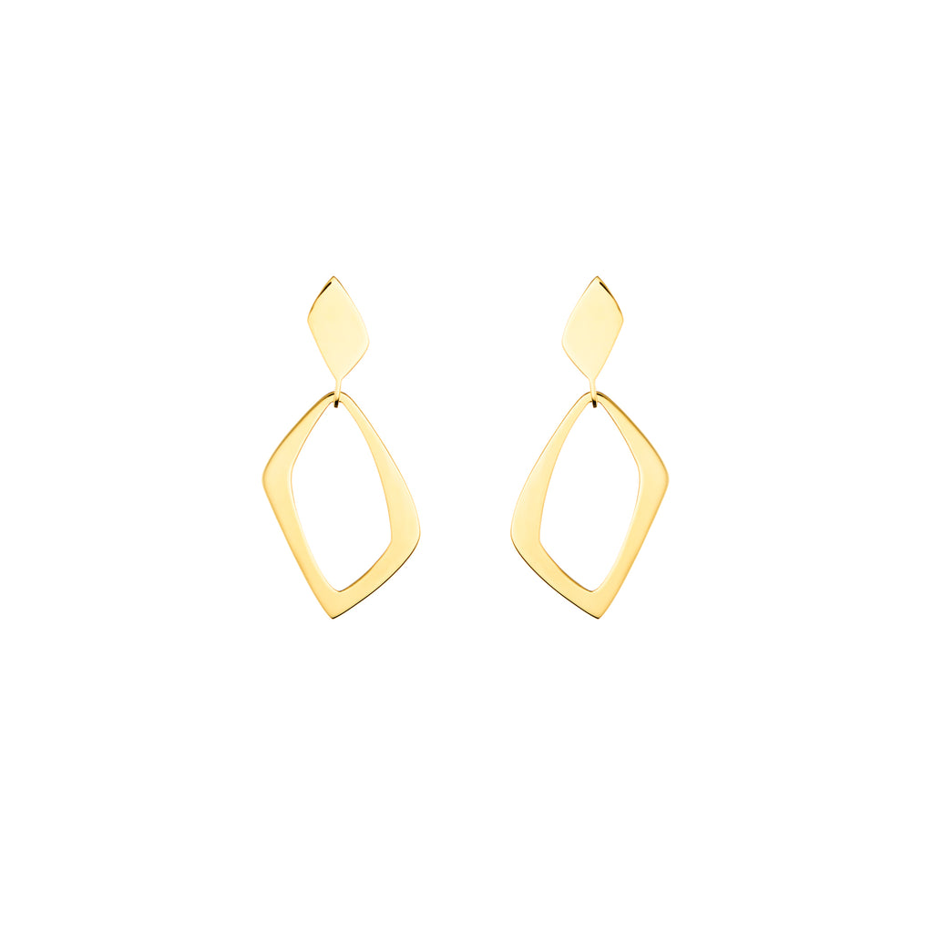 Hera Statement Gold Plated Earrings