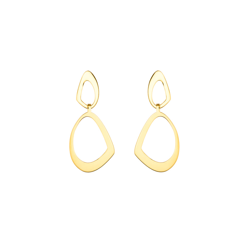 Ares Statement Gold Plated Earrings