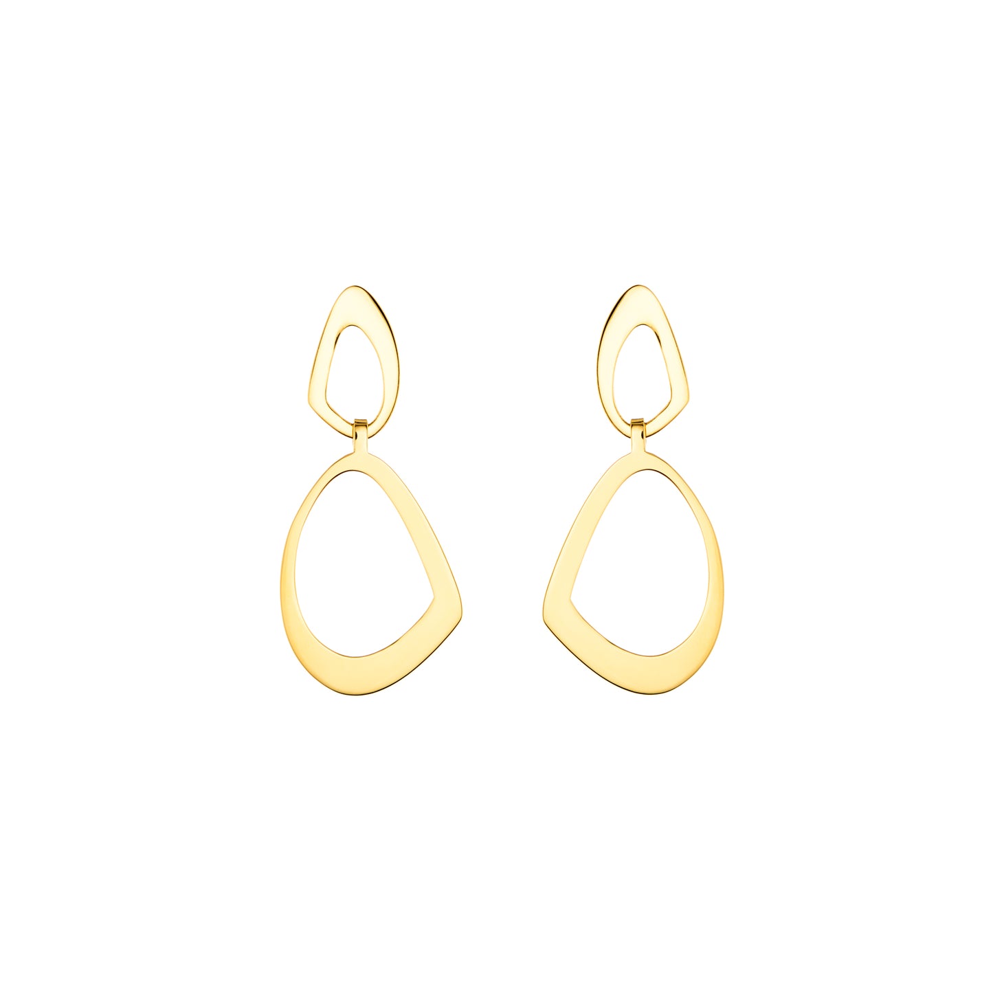 Ares Statement Gold Plated Earrings