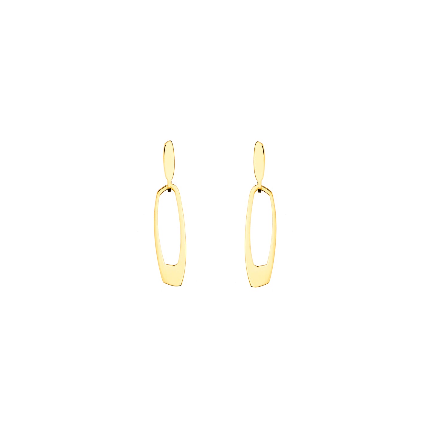 Zeus Statement Gold Plated Earrings