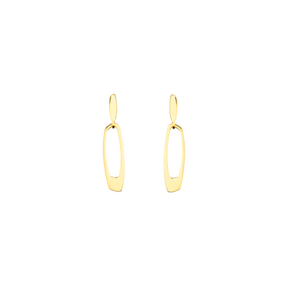 Zeus Statement Gold Plated Earrings