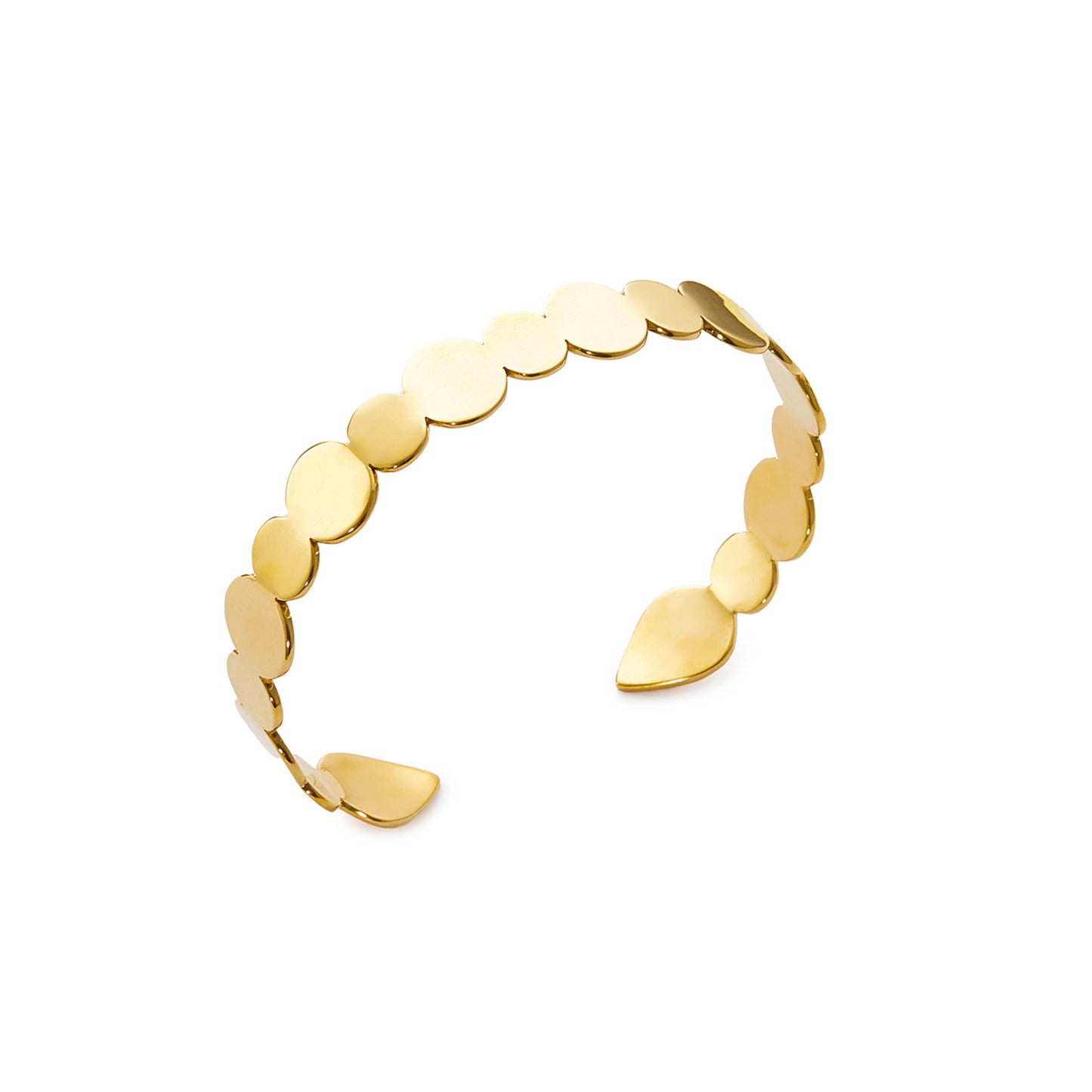 Bubbles Brass Cuff