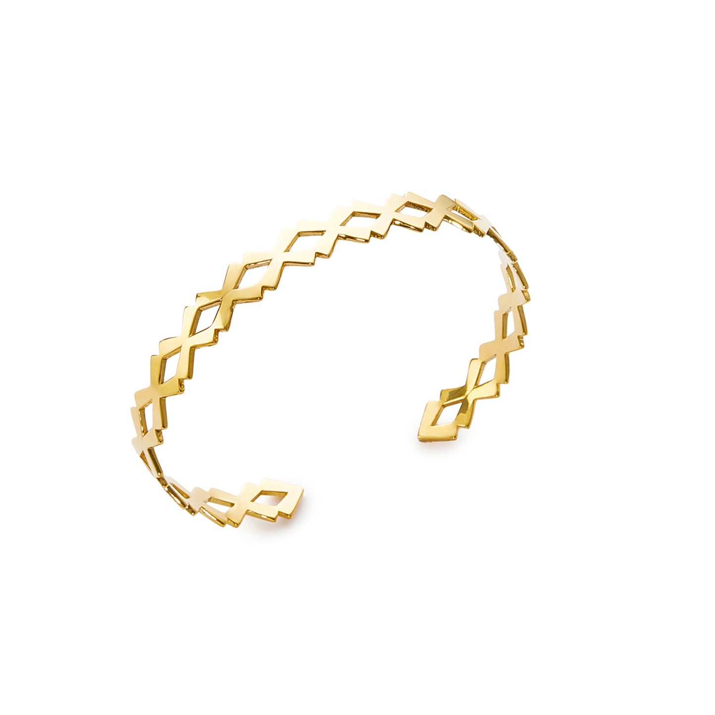 Kisses Brass Cuff