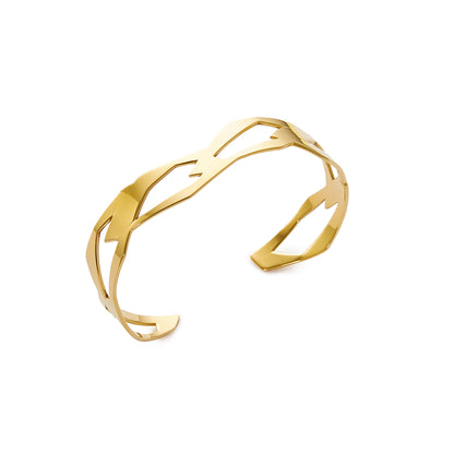 Chain Brass Cuff