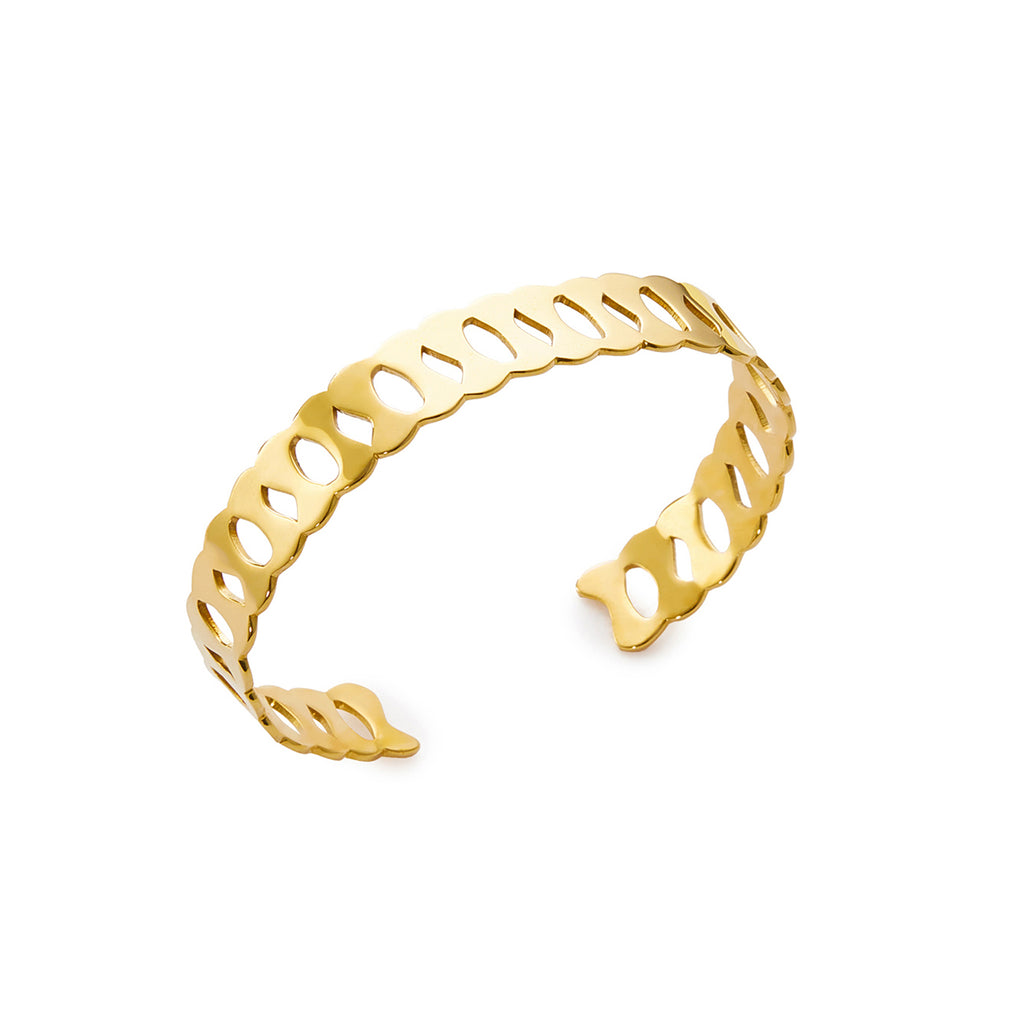 Bones Brass Cuff