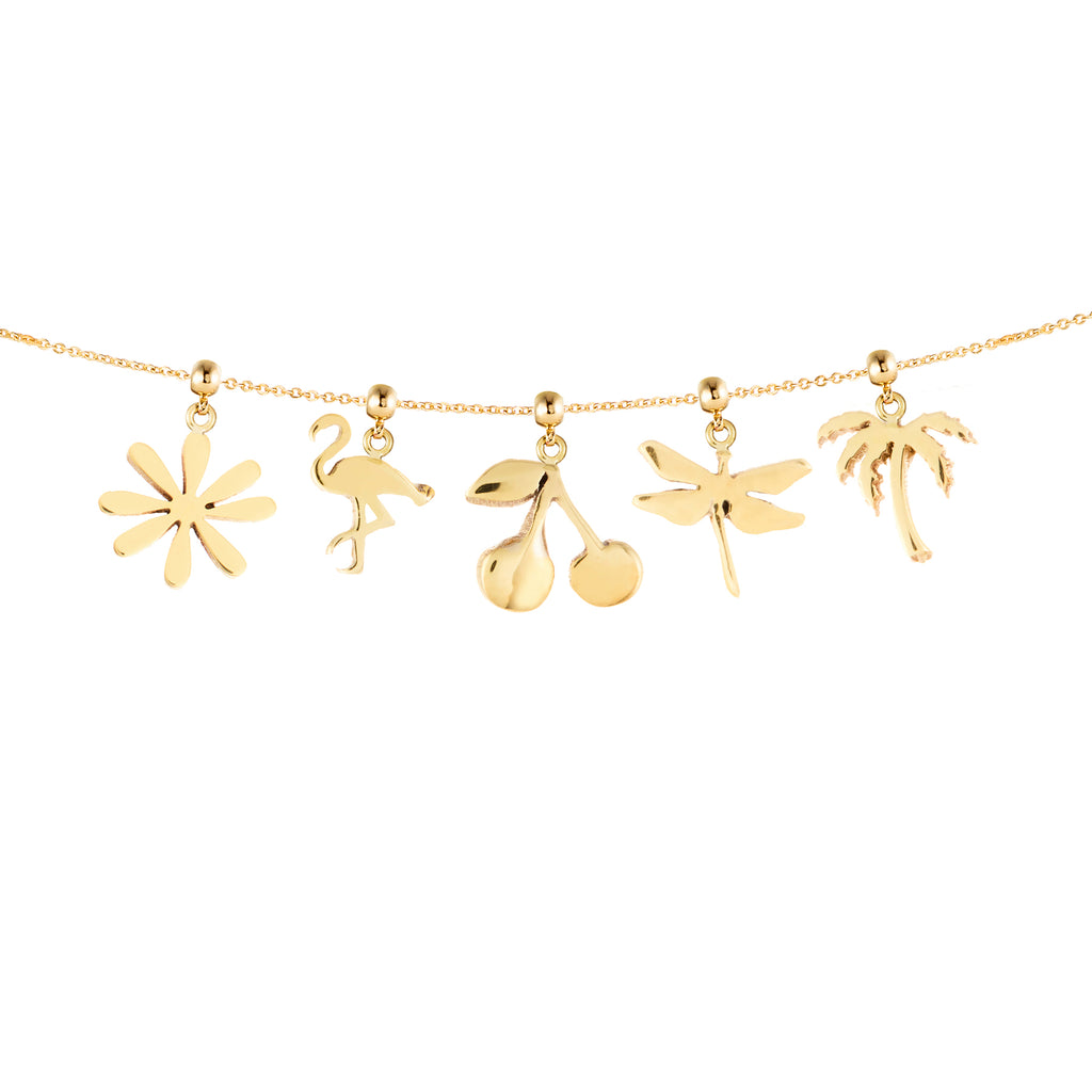Daisy 9ct Gold Charm