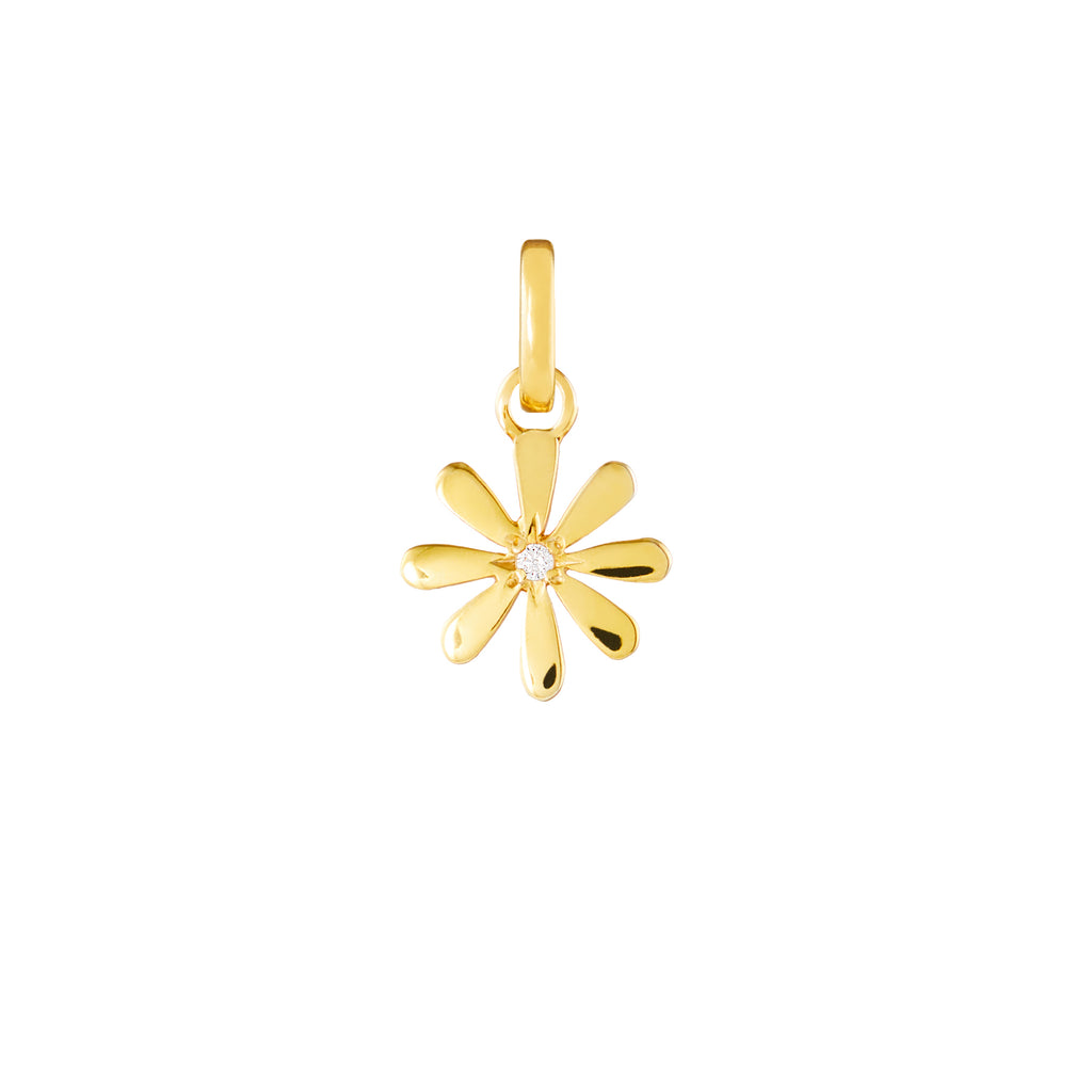 Daisy Gold Plated Clip Charm
